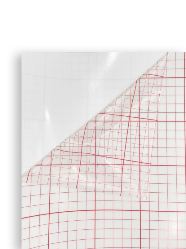 self-adhesive pvc-  double sided - white - 120 cm - 0.30 mm - Image 3