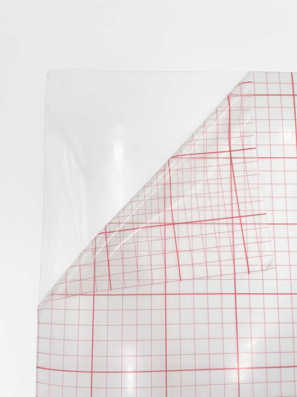 self-adhesive pvc  - glass clear - 120 cm - 0.30 mm - Image 2