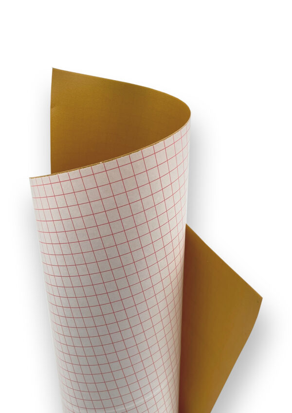self-adhesive pvc - gold - 0.30 mm -147 cm